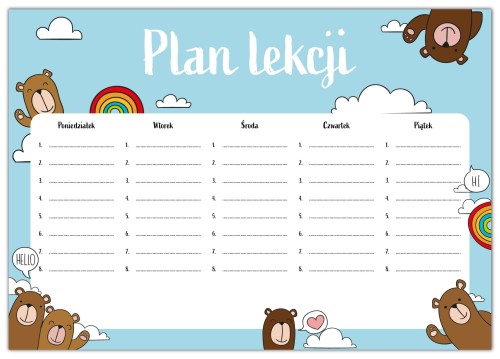 Plan lekcji A4 v1 - Drukarnia SODA Druk