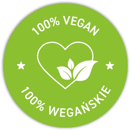 Naklejki 100% VEGAN / 100% WEGETARIAŃSKIE