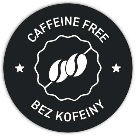 Naklejki CAFFEINE FREE / BEZ KOFEINY
