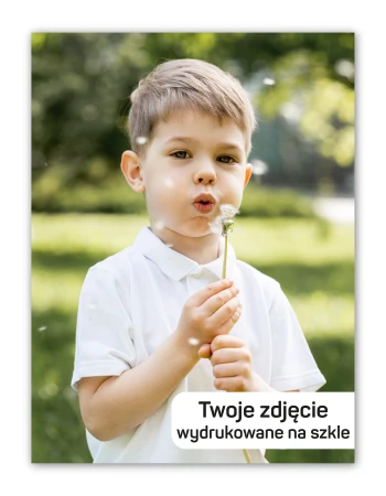 Zdjęcie na szkle 40x30cm - twoja grafika