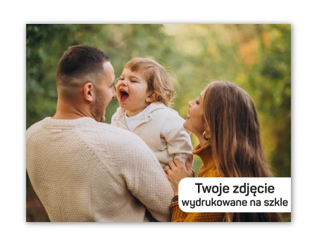 Zdjęcie na szkle 40x30cm - twoja grafika