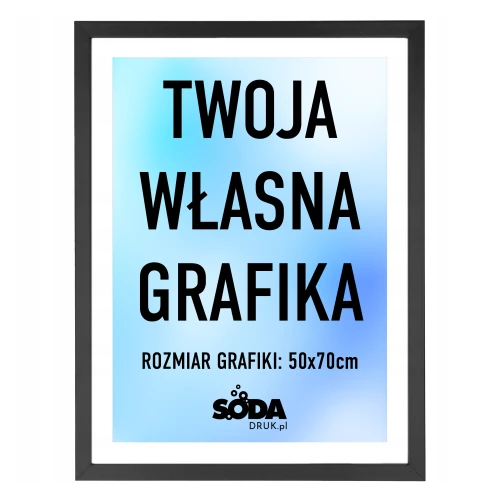 Przejdź do produktu Plakat w ramie z własną grafiką - 50x70cm