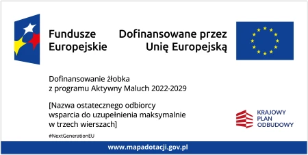 Program Aktywny Maluch+ żłobek - tablica FERS+KPO