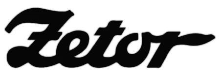 Naklejka ZETOR czarna