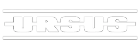 Naklejka URSUS biała