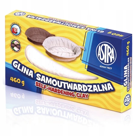 Glina samoutwardzalna biała, 460 g - Astra rzeźbiarska, plastyczna