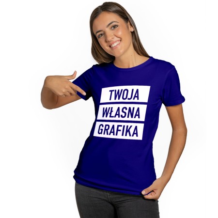 T-shirt z grafiką – damski