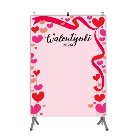 Baner/tło fotograficzne - walentynki 2025 - 200x150cm