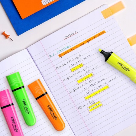 Zakreślacze Bic Flat Neon