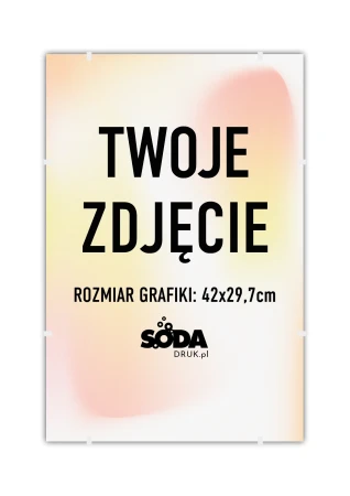 Plakat w antyramie z twoim zdjęciem - A3