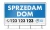 Baner SPRZEDAM DOM z logo - niebieski