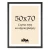 Czarna rama na zdjęcia/plakaty - 50x70cm