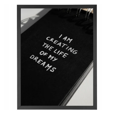 Czarna rama na zdjęcia/plakaty