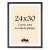 Czarna rama na zdjęcia/plakaty - 24x30cm