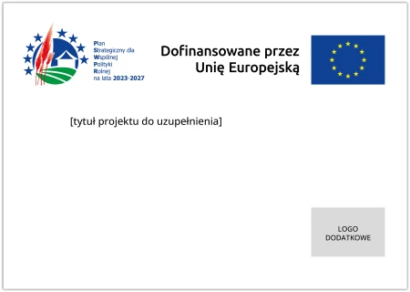 Plan Strategiczny dla Wspólnej Polityki Rolnej 2023-2027 - plakat informacyjny, wariant 4