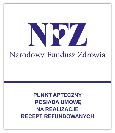 NFZ - Punkt apteczny posiada umowę na realizację recept refundowanych