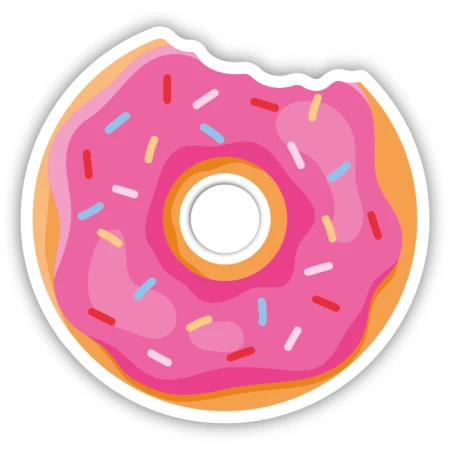 Naklejki pączki na Tłusty Czwartek