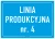 Linia produkcyjna z numerem – tabliczka