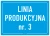 Linia produkcyjna z numerem – tabliczka