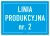 Linia produkcyjna z numerem – tabliczka
