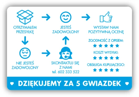 Naklejki SUPER-SPRZEDAWCA niebieskie