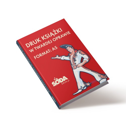 Przejdź do produktu Druk książki w twardej oprawie A5 - nakład 50szt.