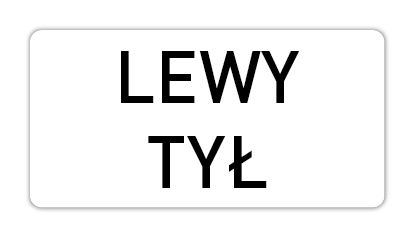 Naklejki do oznaczania kół/opon, naklejki 30x15mm, 100szt.