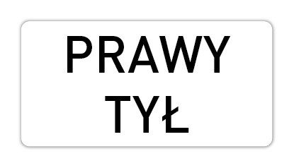 Naklejki do oznaczania kół/opon, naklejki 30x15mm, 100szt.