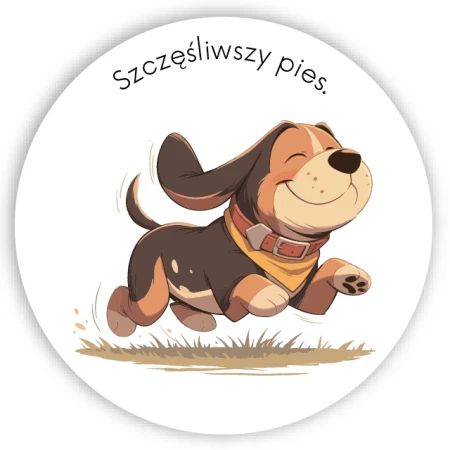 Sterylizacja i kastracja zwierząt Kampania Społeczna - naklejki fi50mm