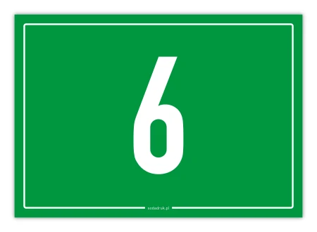 TWÓJ DOWOLNY NUMER tabliczka personalizowana