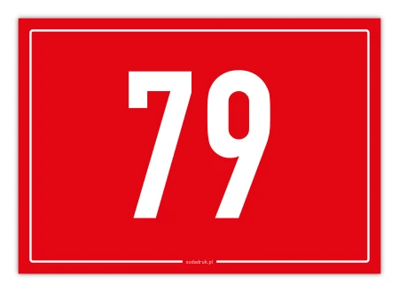 TWÓJ DOWOLNY NUMER tabliczka personalizowana