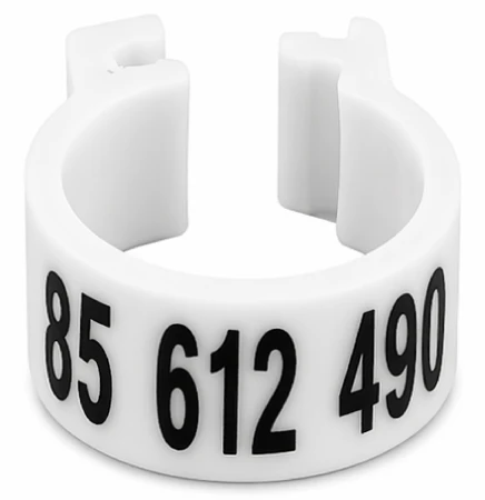 Znaczniki dla gołębi z numerem telefonu