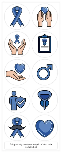 Przejdź do produktu Rak prostaty - zestaw naklejek