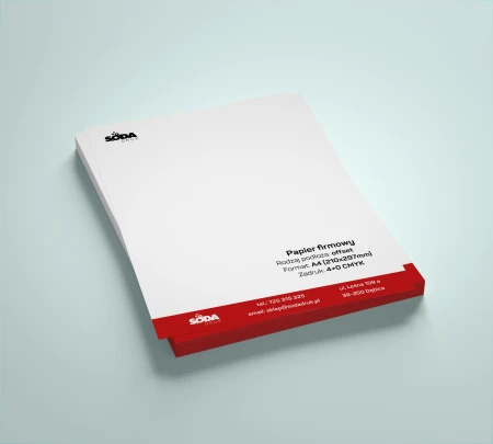 Papier firmowy, rozmiar: A4, Offset 120g