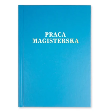 Tuskusowa okładka do pracy magisterskiej