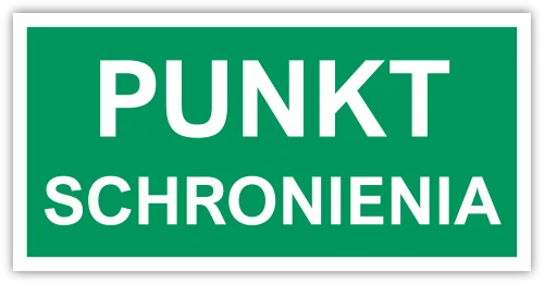 Przejdź do produktu PUNKT SCHRONIENIA - tablica 