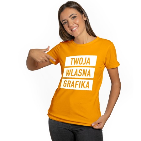 T-shirt z grafiką – damski
