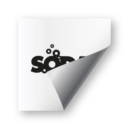 NAKLEJKI 100x100mm z LOGO Twojej Firmy 81szt.