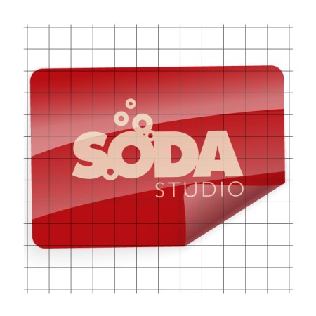 Naklejka przeźroczyste