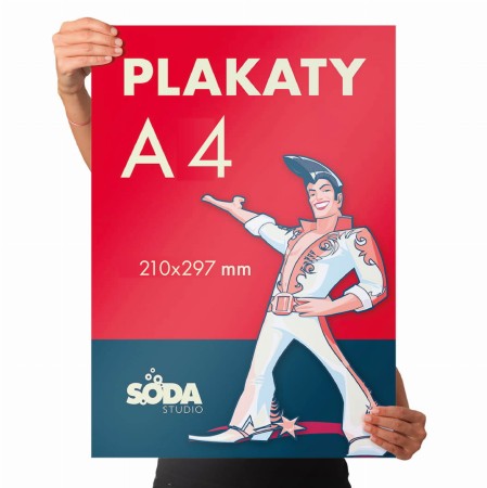 Plakaty A4 [210x297mm] • 130g/m2 • nakład: 1szt.