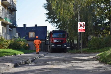 Droga pożarowa - tabliczka