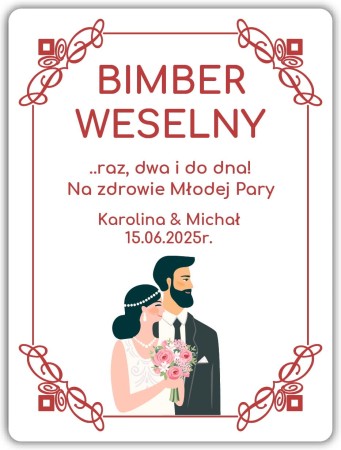 BIMBER WESELNY v2 – etykiety personalizowane