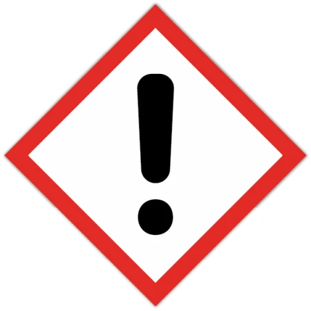 GHS Uwaga zagrożenie BHP - naklejka