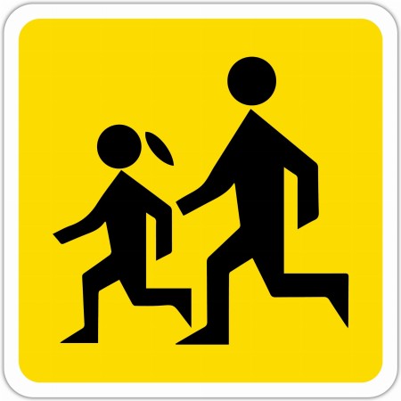 Przewóz dzieci – naklejka