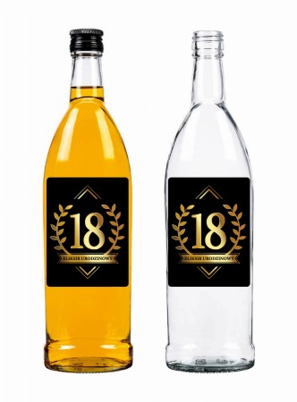 WÓDKA OSIEMNASTKOWA – etykiety na butelki 18