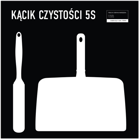 Tablica cieni 45x45cm TC006 negatyw