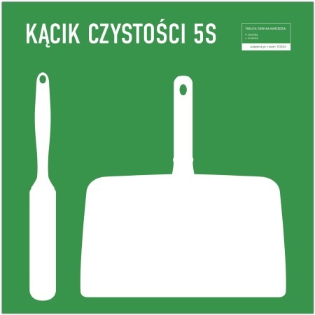 Tablica cieni 45x45cm TC006 negatyw