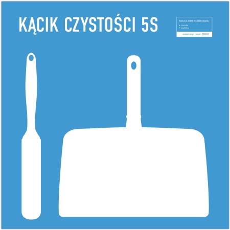 Tablica cieni 45x45cm TC006 negatyw