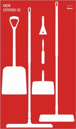 Tablica cieni 100x170cm TC003 negatyw