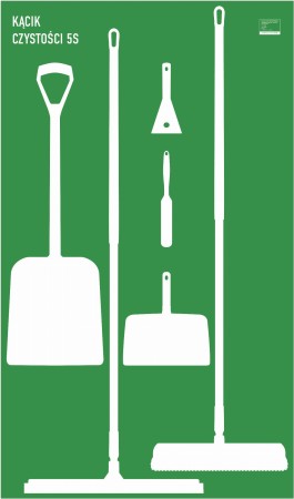 Tablica cieni 100x170cm TC003 negatyw